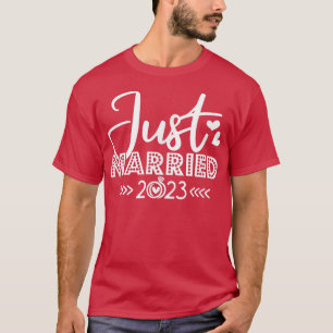 Net Getrouwd 2023 Trouw Huwelijksreis Bruidegom Br T-shirt
