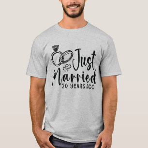 Net Getrouwd 20 Jaar Geleden 20e Huwelijksverjaard T-shirt