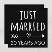 Net getrouwd, 20 jaar geleden ik kaart (Voorkant / Achterkant)