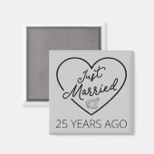 Net Getrouwd 25 Jaar Geleden III Magneet (Voorkant / Achterkant)