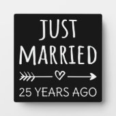 Net getrouwd 25 jaar geleden ik fotoplaat (Voorkant)