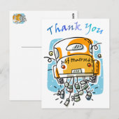 Net getrouwd (2c) Dank je wel kaart (Voorkant / Achterkant)