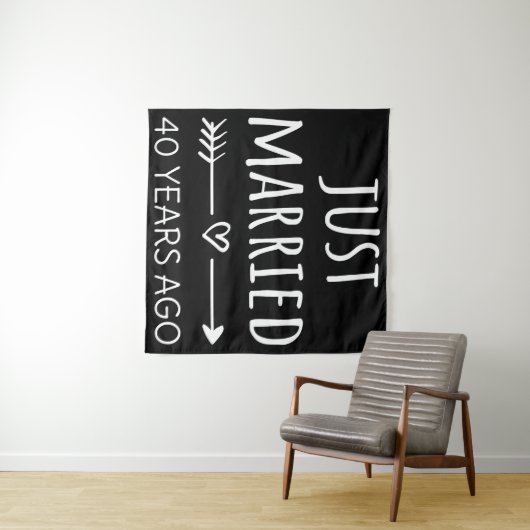 Net getrouwd 40 jaar geleden ik wandkleed (In Situ (horizontaal))