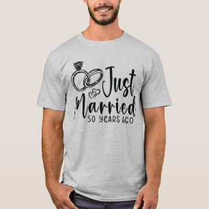 Net Getrouwd 50 Jaar Geleden 50e Trouwdag T-shirt