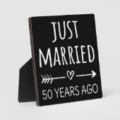 Net getrouwd 50 jaar geleden I Fotoplaat (Voorkant)