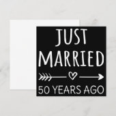Net getrouwd, 50 jaar geleden I Kaart (Voorkant / Achterkant)