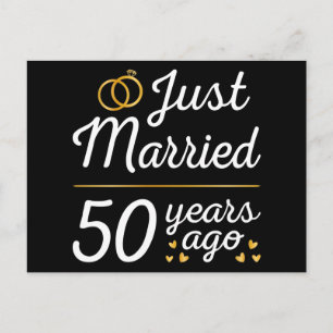 Net Getrouwd 50 Jaar Geleden II Briefkaart