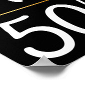 Net getrouwd 50 jaar geleden II Poster (Hoek)