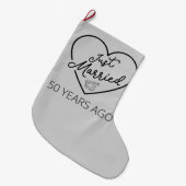 Net Getrouwd 50 Jaar Geleden III Grote Kerstsok (Voorkant (Hangend))