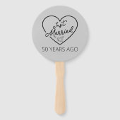 Net Getrouwd 50 Jaar Geleden III Handwaaier (Achterkant)