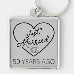 Net Getrouwd 50 Jaar Geleden III Sleutelhanger
