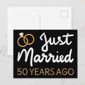 Net Getrouwd 50 Jaar Geleden IV Briefkaart (Voorkant / Achterkant)