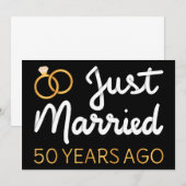 Net Getrouwd 50 Jaar Geleden IV Kaart (Voorkant / Achterkant)
