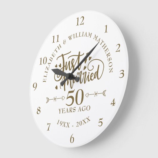 Net getrouwd 50ste bruiloft Jubileum Grote Klok (Hoek)