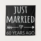 Net getrouwd, 60 jaar geleden I Wandkleed (Voorkant)