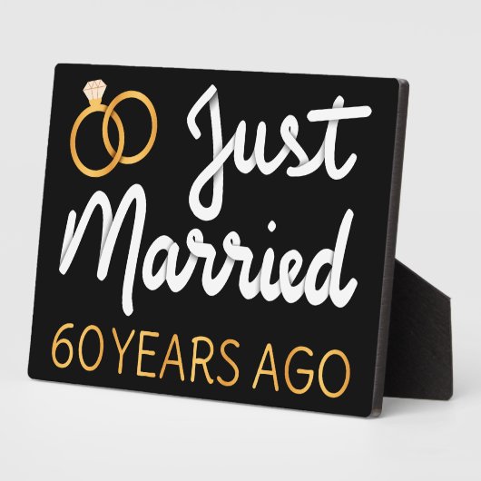 Net getrouwd 60 jaar geleden IV Fotoplaat (Zijkant)