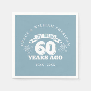 Net getrouwd 60e bruiloft Jubileum Servet