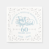 Net Getrouwd 60ste Huwelijksverjaardag Servet (Voorkant)