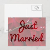 "Net Getrouwd" ansichtkaart Aankondigingskaart (Voorkant / Achterkant)