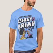 Net Getrouwd: Ashley & Brian – Gesticht in 2024 T-shirt (Voorkant)