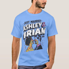 Net Getrouwd: Ashley & Brian – Gesticht in 2024 T-shirt