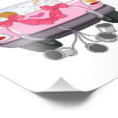 Net getrouwd auto 27 foto afdruk (Hoek)