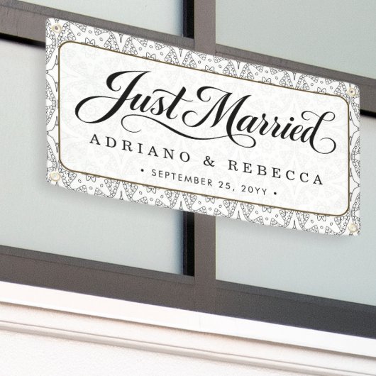 Net Getrouwd Auto Banner (Buitenkant Gebouw)