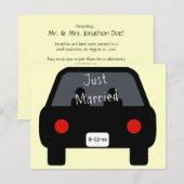 Net Getrouwd Auto Kaart (Voorkant / Achterkant)