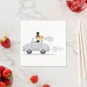 Net getrouwd auto papier servetten (Insitu)