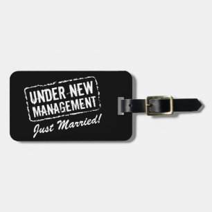 Net getrouwd bagagelabel Onder nieuw management