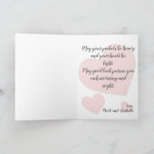 Net getrouwd - Balkan bruiloft wenskaart Kaart (Binnen)