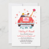 Net getrouwd Blonde Bruidegom Uitnodiging (Voorkant)