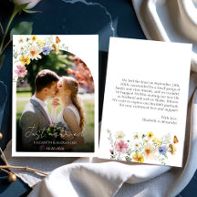 net getrouwd | Boho-huwelijksaankondiging met foto