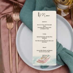 Net getrouwd Boot Diner Huwelijksmenu Menu