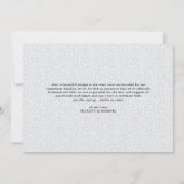 Net Getrouwd | Borstel Letter Huwelijksaankondigin Kaart (Achterkant)