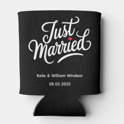 Net Getrouwd Bruid Blikjeskoeler (Achterkant)