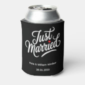 Net Getrouwd Bruid Blikjeskoeler (Blikje Achterkant)