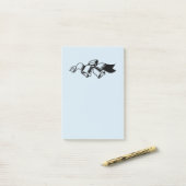 Net getrouwd bruid bruidegom vogels dierenpaar post-it® notes (Op bureau)