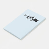 Net getrouwd bruid bruidegom vogels dierenpaar post-it® notes (Schuin)