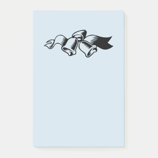 Net getrouwd bruid bruidegom vogels dierenpaar post-it® notes (Voorkant)