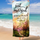 Net Getrouwd, Bruid Cadeaus, Cadeaus voor de Verlo Strandlaken