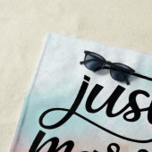 Net Getrouwd, Bruid Cadeaus, Cadeaus voor de Verlo Strandlaken (In situ)