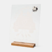 Net Getrouwd Bruidsboeket Vintage Auto Acryl Bord (Hoek)