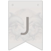 Net getrouwd bruiloft Bunting Flags Dolfijn Theme Vlaggetjes (Derde vlag)