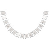 Net getrouwd bruiloft Bunting Flags Vlaggetjes (Alle)