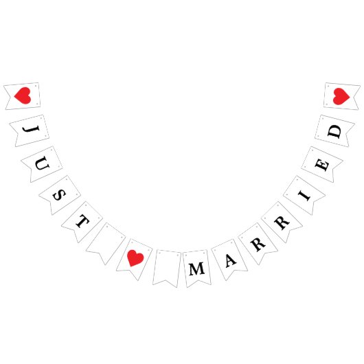 Net getrouwd bruiloft stuur-off auto decoraties vlaggetjes (Alle)