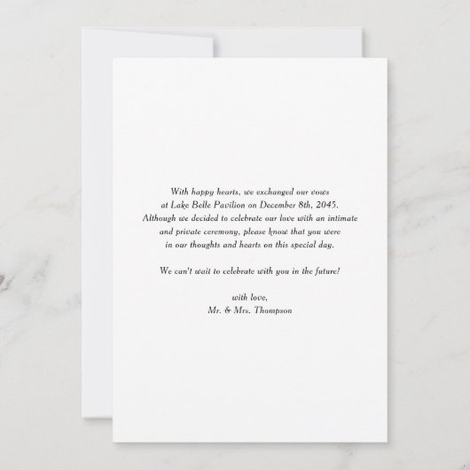 Net getrouwd Brush Moderne Kalligrafie bruiloft Aankondiging