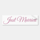 Net getrouwd bumper sticker (Voorkant)