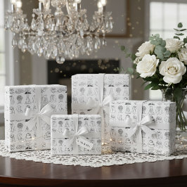 "Net Getrouwd" Chic Inpakpapier