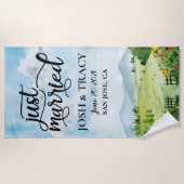 Net Getrouwd, Dhr. en Mevrouw, Nieuwgetrouwd, Honi Strandlaken (Voorkant)